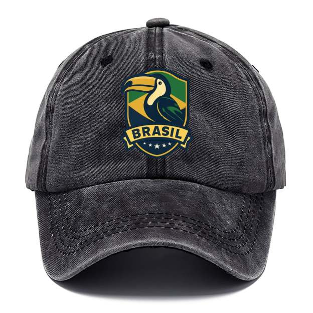 Brazilian Toucan Heritage Logo Washed Cap