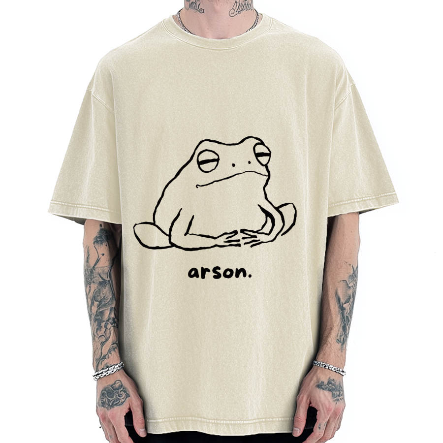Arson Frog Vintage Washed T-shirt