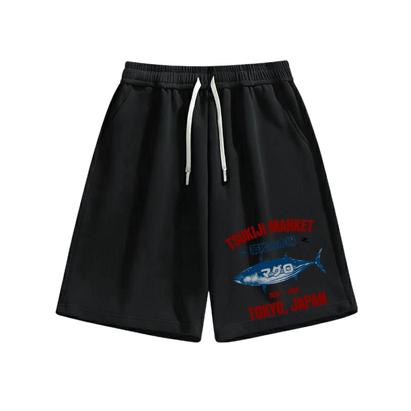 Tsukiji Market Cotton Casual Shorts