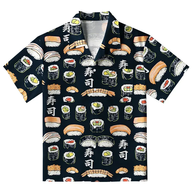 Tokyo-Tiger Delicious Sushi Aloha Hawaiian Shirt