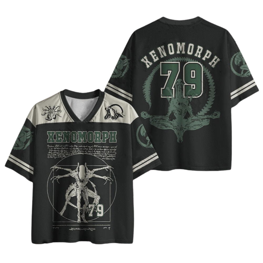 Alien Horror Printed Jersey Shirts