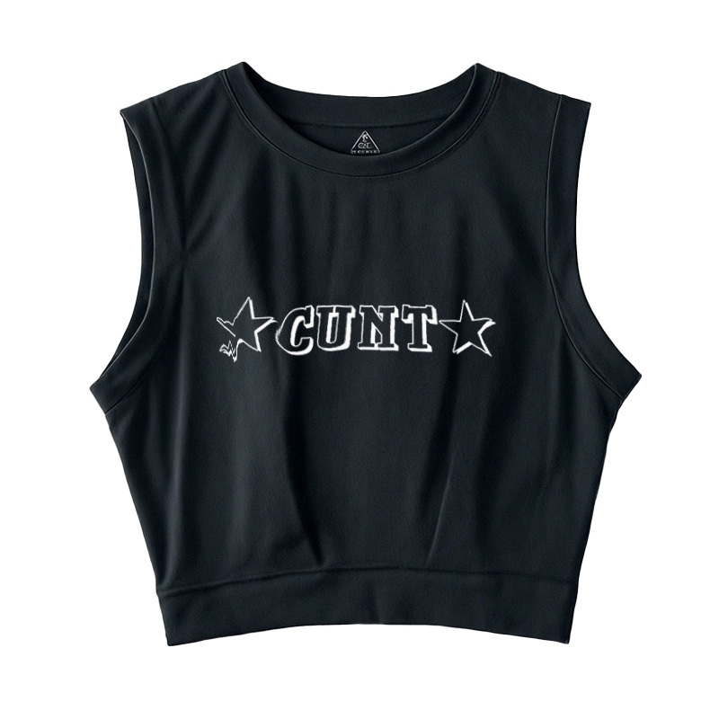  Star Count Sleeveless Crop Top