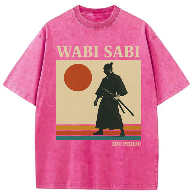 Wabi Sabi Samurai Washed T-Shirt
