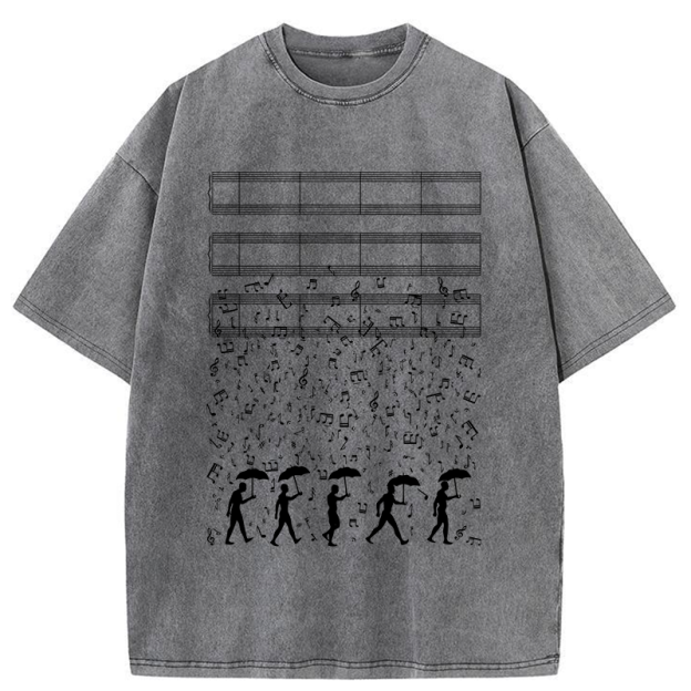 Notes Like Rain Washed T-Shirt
