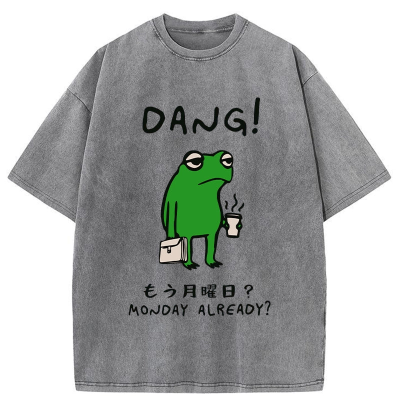 Is It Already Monday Washed T-Shirt