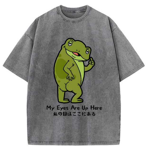 My Eyes Are Here Washed T-Shirt