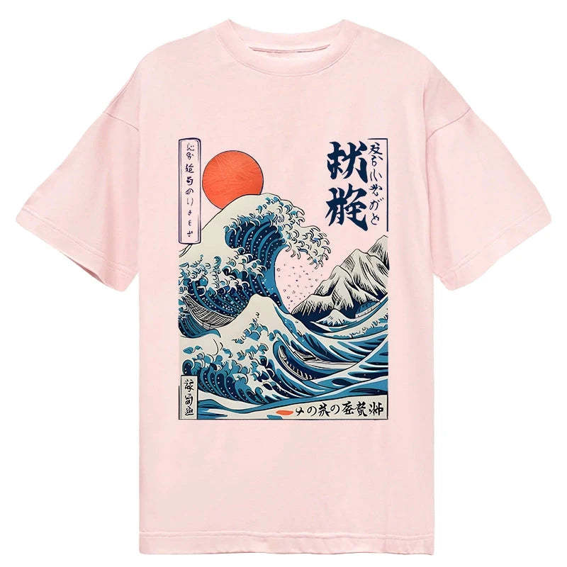 Ukiyo-e Ocean Waves Japan Classic T-Shirt