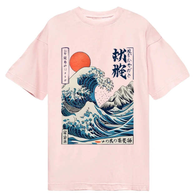 Ukiyo-e Ocean Waves Japan Classic T-Shirt