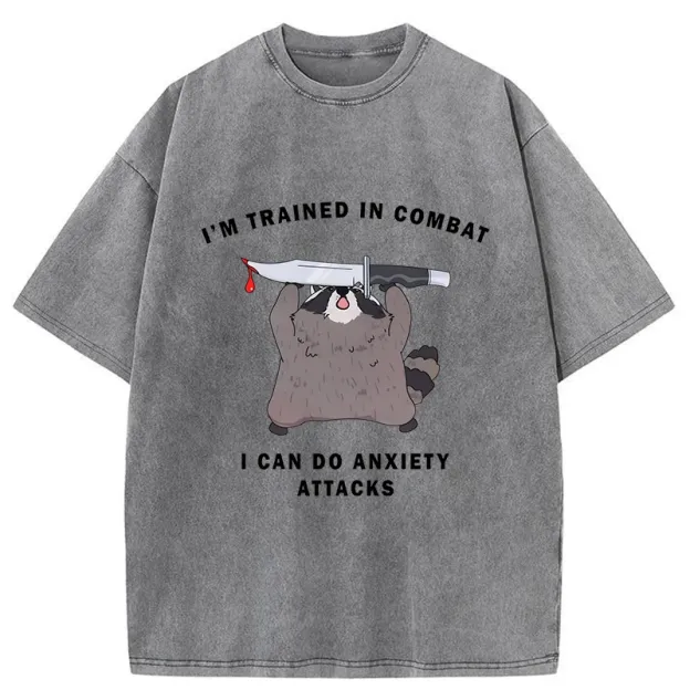 Unisex Coping With Anxiety Washed T-Shirt