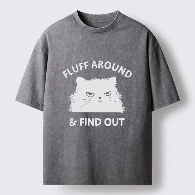 Unisex Cat's Mockery Washed T-Shirt