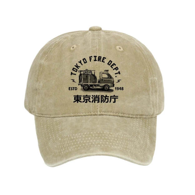  Tokyo Fire Dept Washed Cap