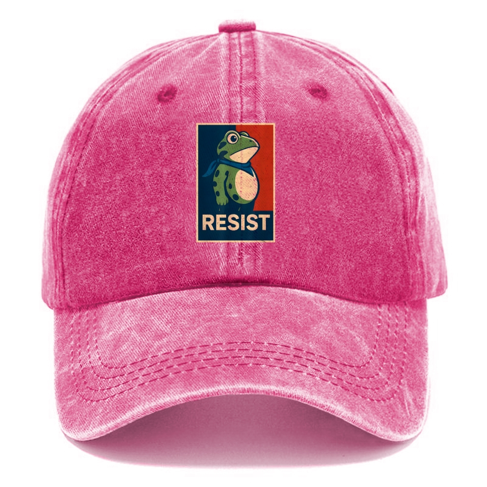 Portland Frog Art Printed Cap