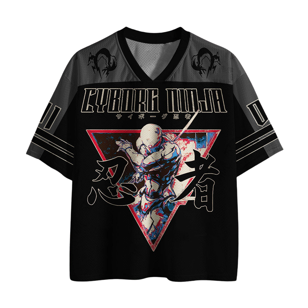 Cyber Ninja Printed Jersey Shirts