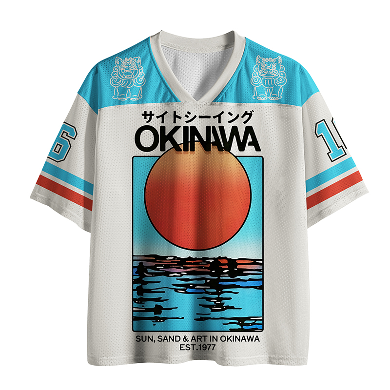 Escape To Okinawa Jersey Shirts