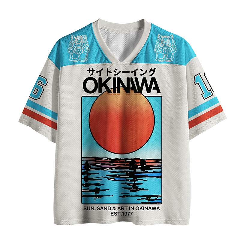 Escape To Okinawa Jersey Shirts