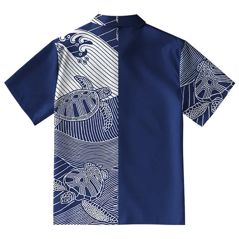  Turtles In The Ocean Button-up Shirt