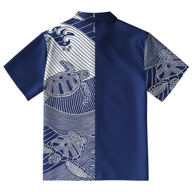  Turtles In The Ocean Button-up Shirt