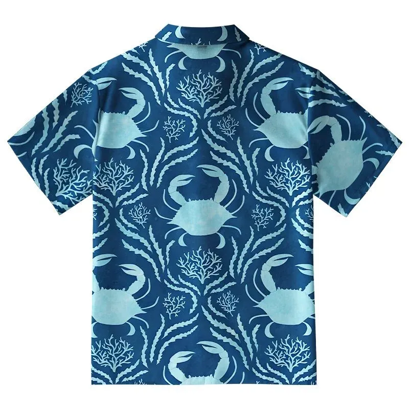  Crab And Seaweed Aloha Hawaiian Shirt