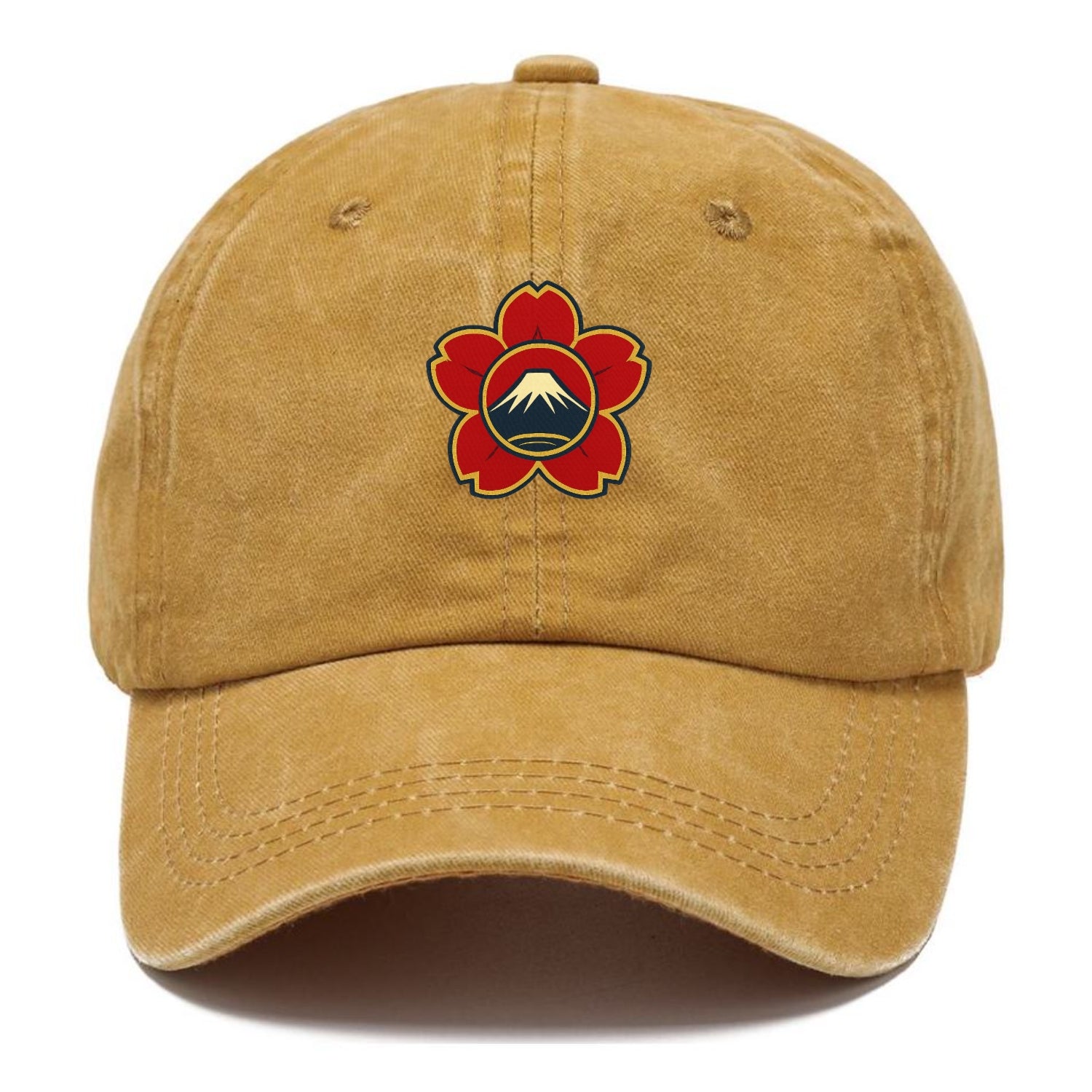 Japanese Cherry Blossom Washed Cap