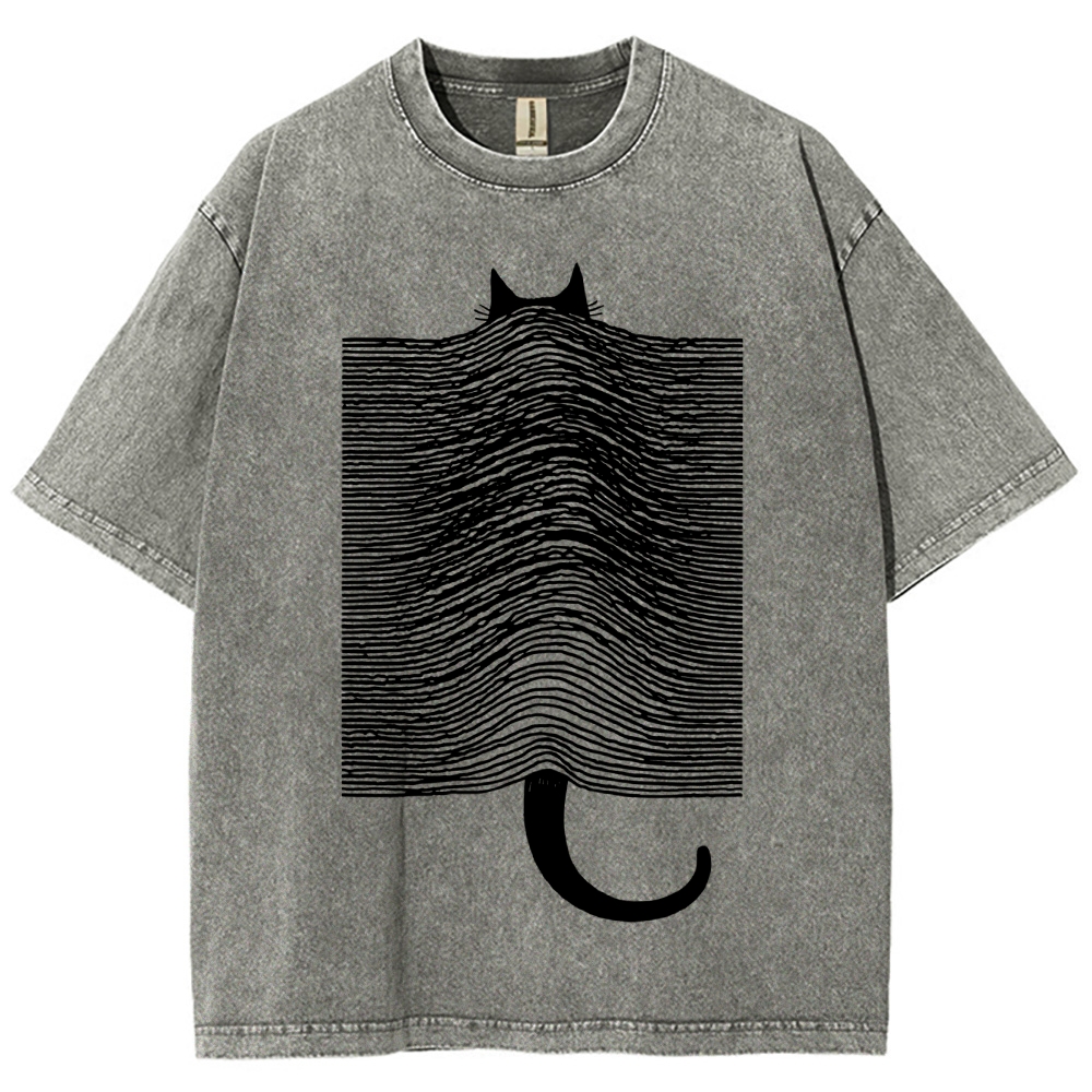 Cat Division Washed T-Shirt