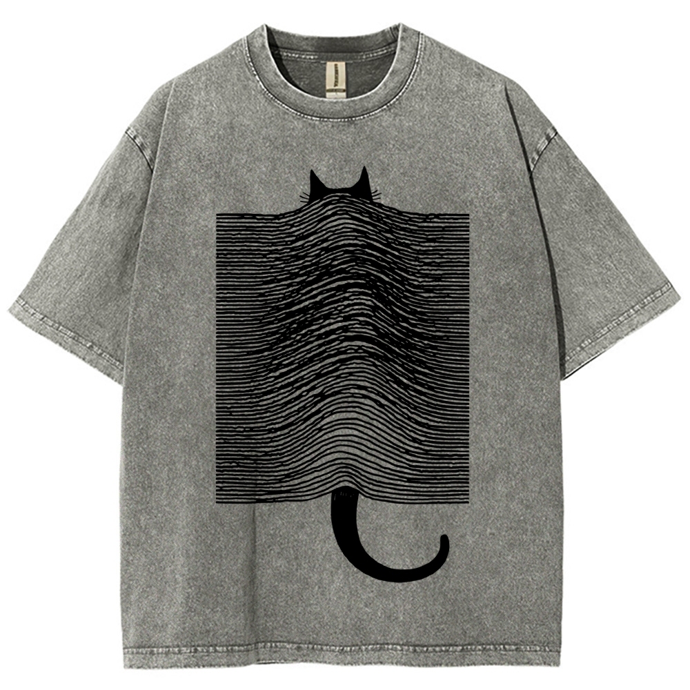 Cat Division Washed T-Shirt