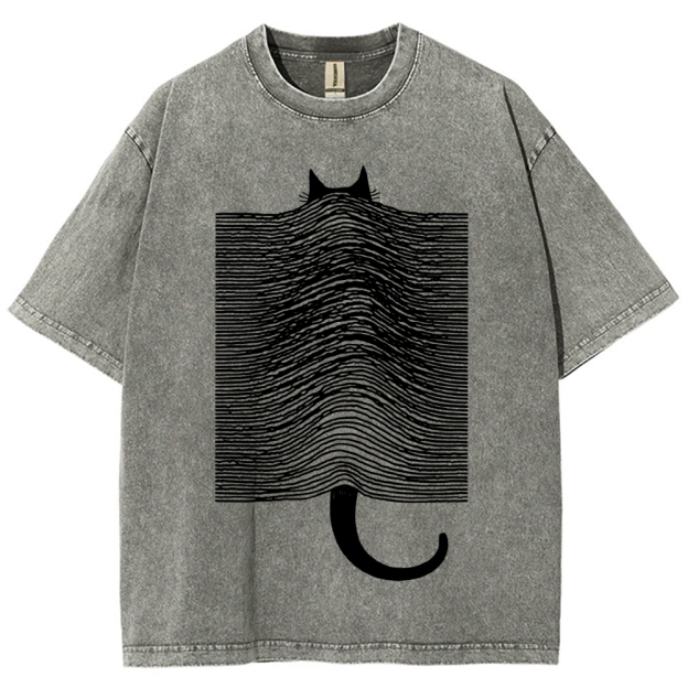 Cat Division Washed T-Shirt