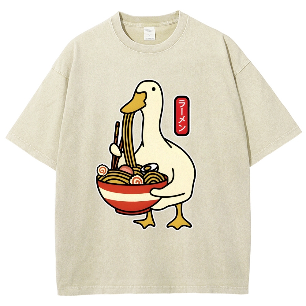 Ramen Lover Goose Washed T-Shirt