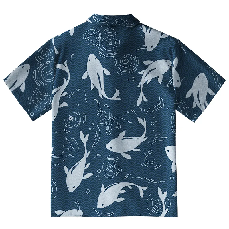 Playful Dolphins In Waves Button-up Shirt