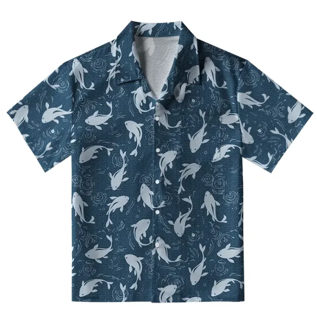  Dolphins Among The Waves Aloha Hawaiian Shirt