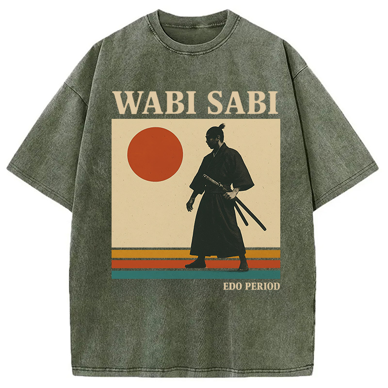 Wabi Sabi Samurai Washed T-Shirt