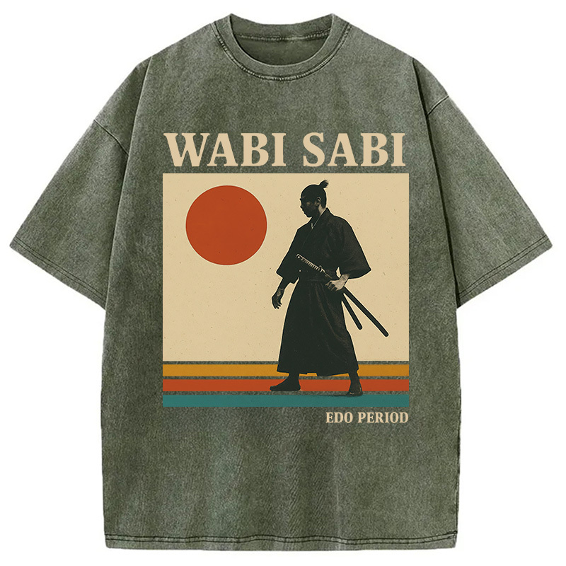 Wabi Sabi Samurai Washed T-Shirt