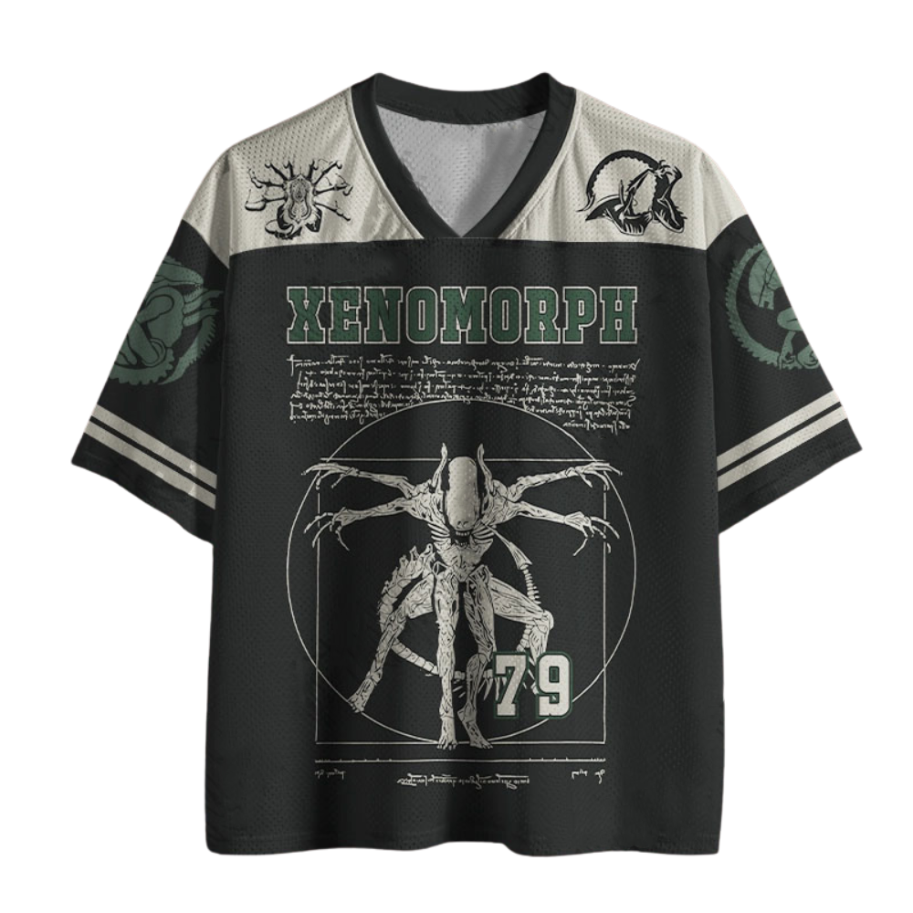 Alien Horror Printed Jersey Shirts