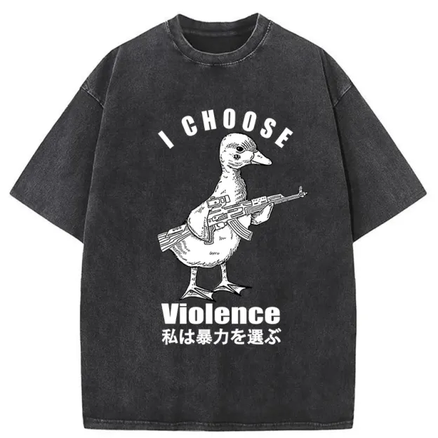 I Choose Violence Washed T-Shirt