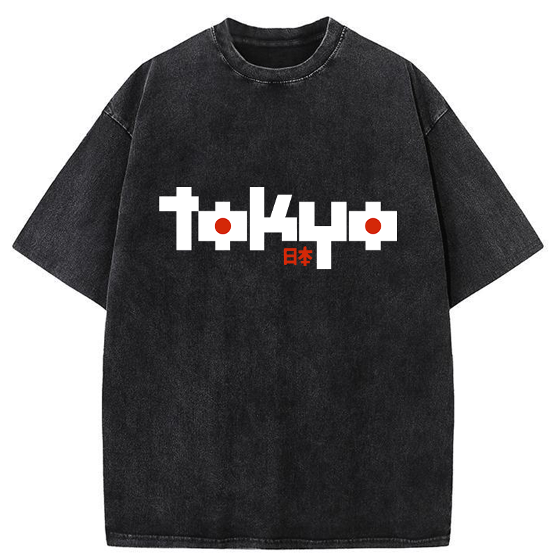 Japan Tokyo Washed T-Shirt