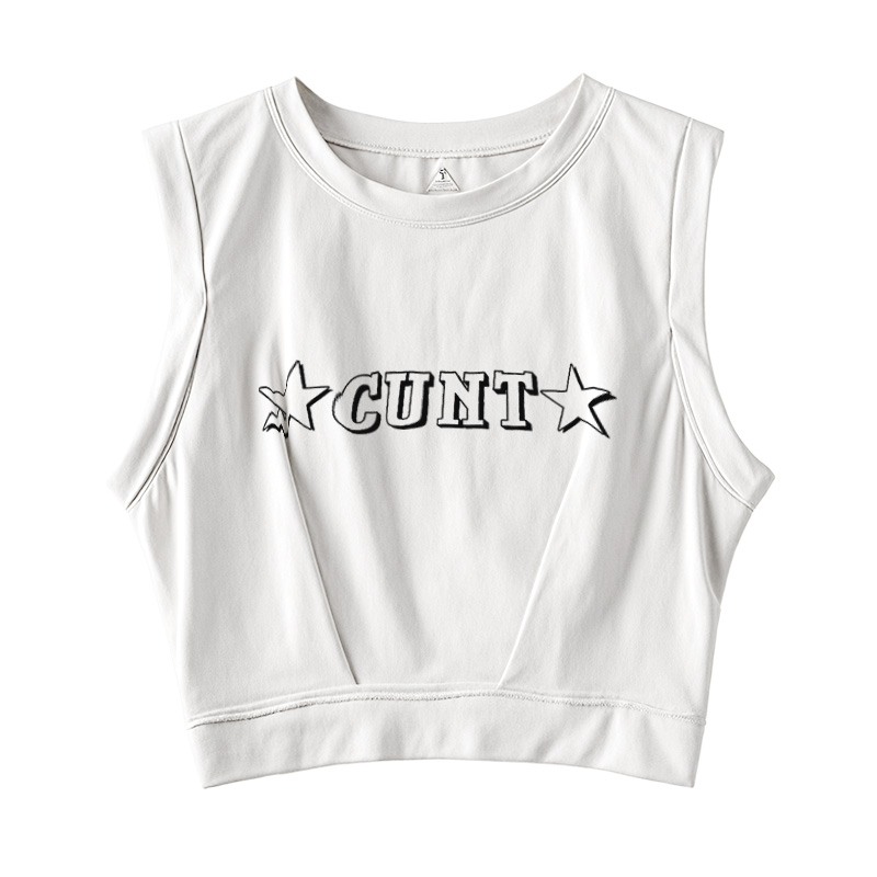  Star Count Sleeveless Crop Top