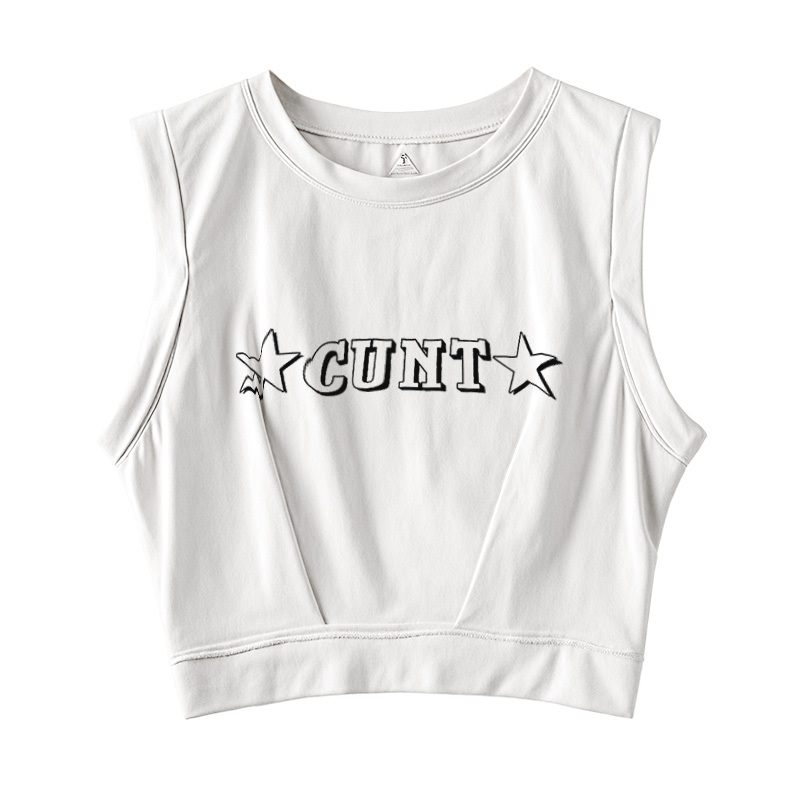  Star Count Sleeveless Crop Top