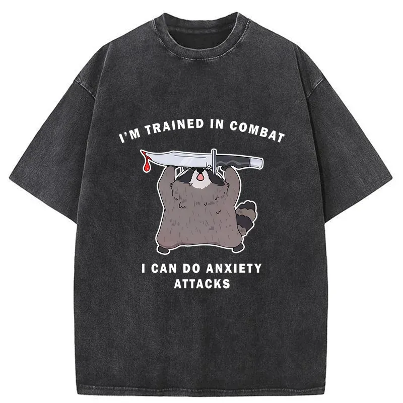 Unisex Coping With Anxiety Washed T-Shirt