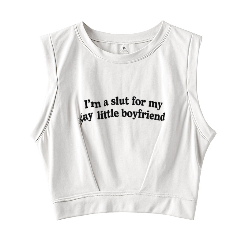  Slxt For My Gay BF Sleeveless Crop Top