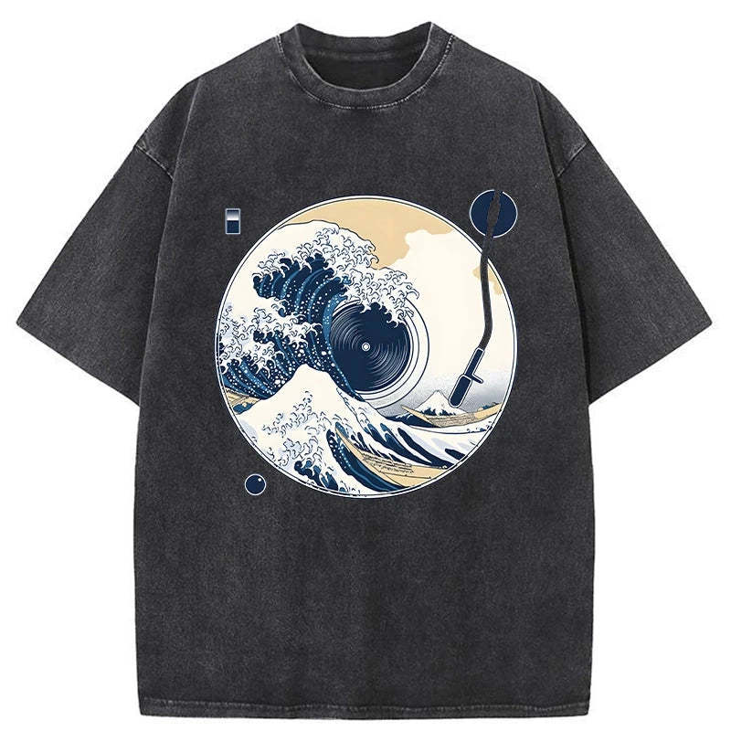 The Great Wave Off CD Washed T-Shirt