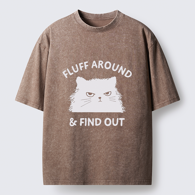 Unisex Cat's Mockery Washed T-Shirt