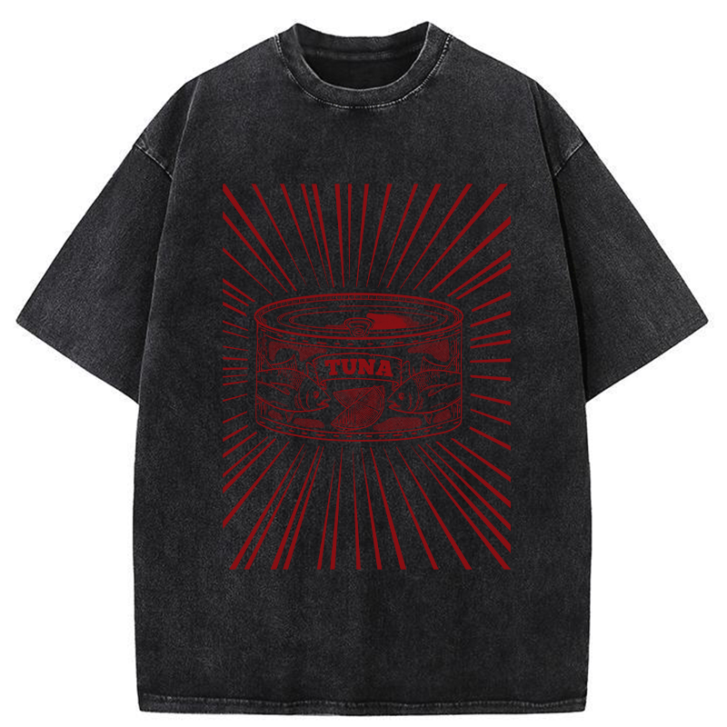 Canned Tuna Washed T-Shirt