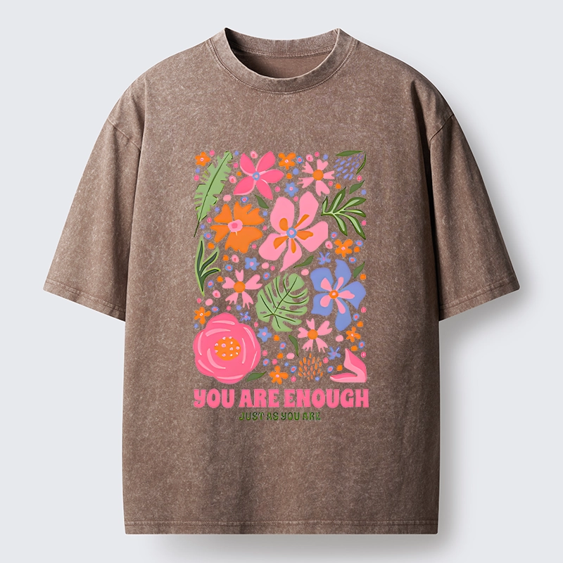 Flower Power Says You Got This Washed T-Shirt