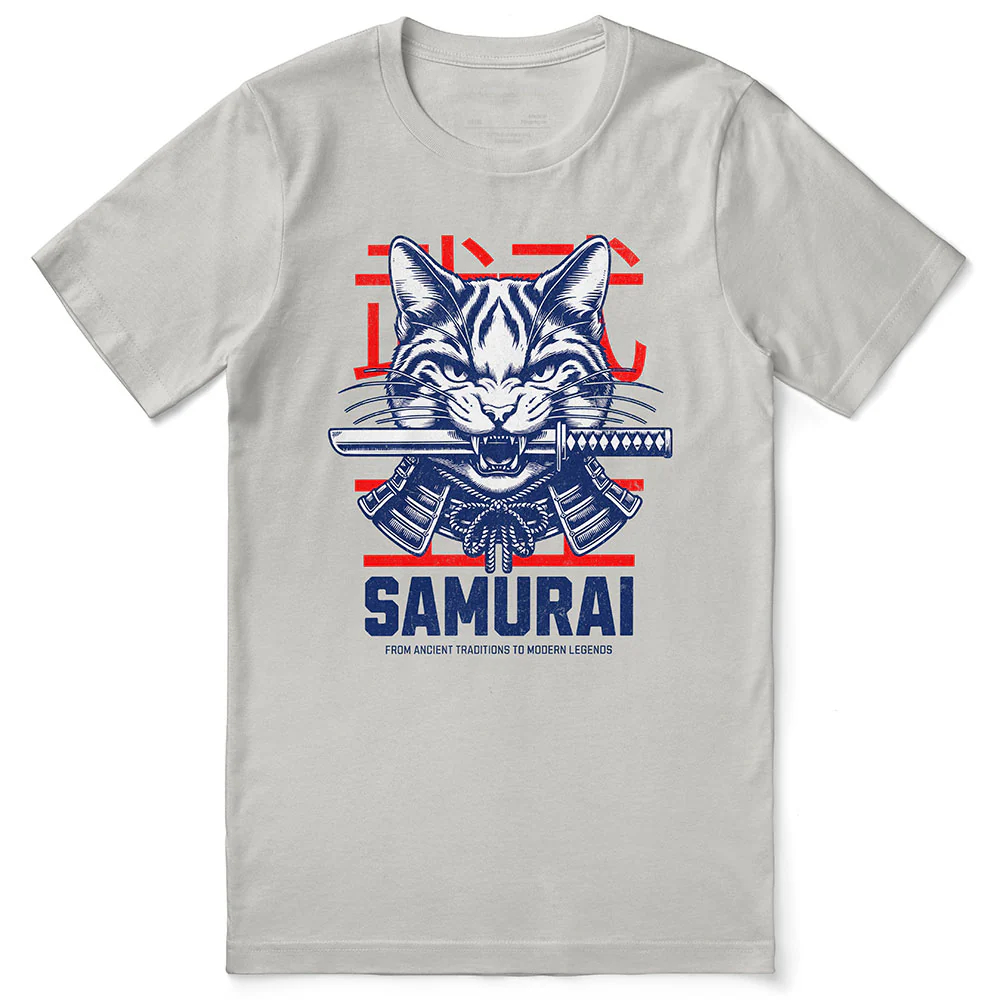  Samurai Cat Classic T-Shirt