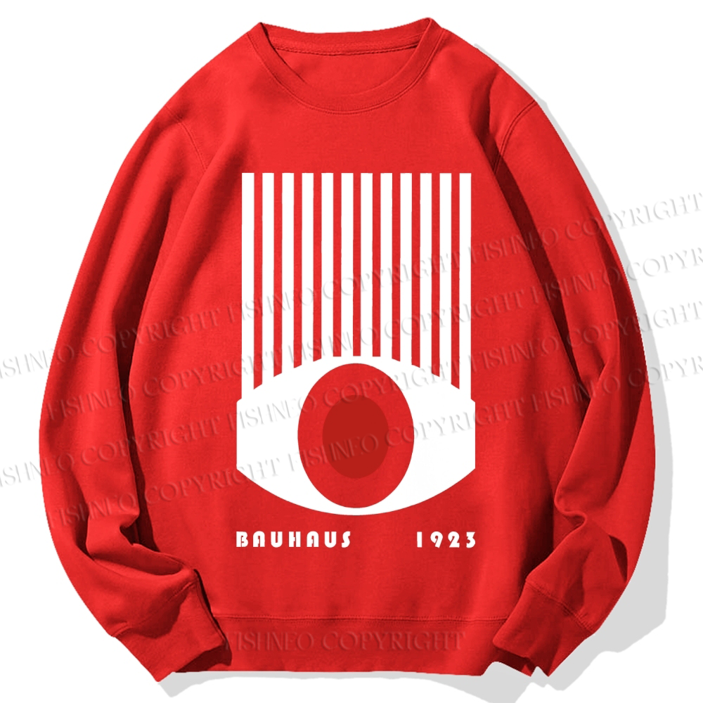 Unisex Artistic Geometric Eyes Printed Sweatshirt