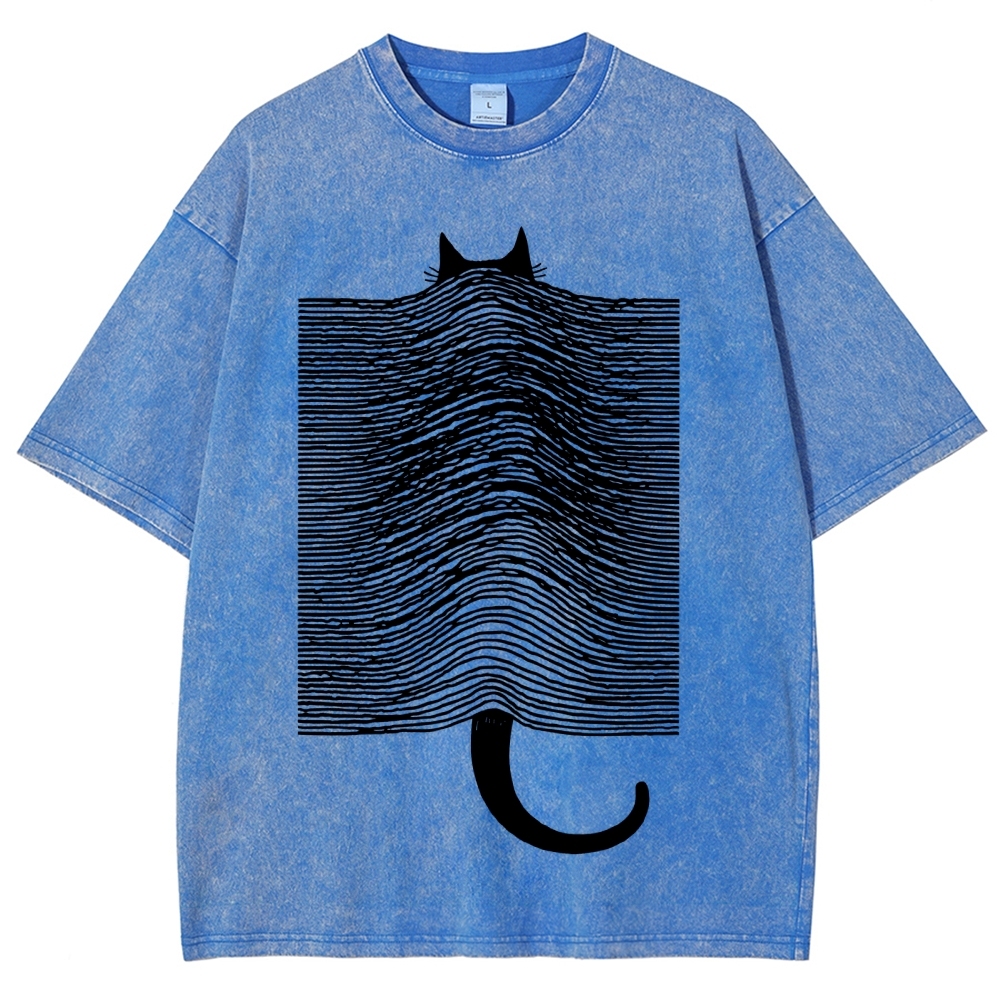 Cat Division Washed T-Shirt