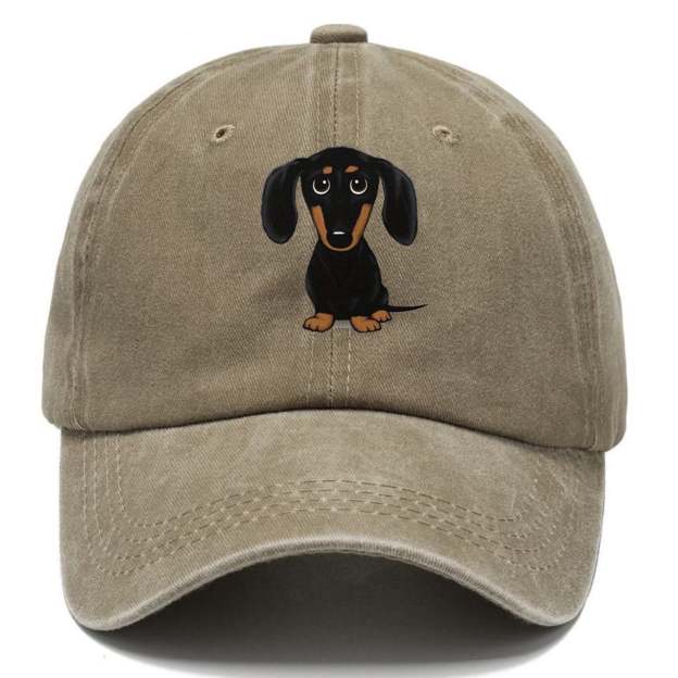 Retro Dachshund Classic Cap