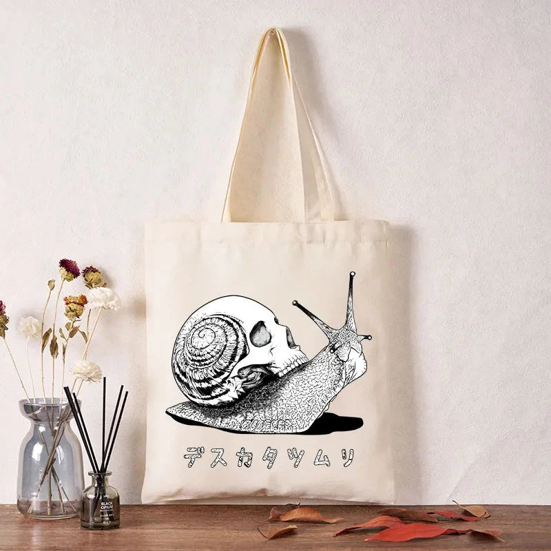  Death Snail Manga Tote Bag