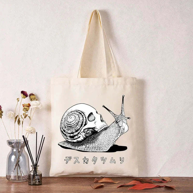  Death Snail Manga Tote Bag