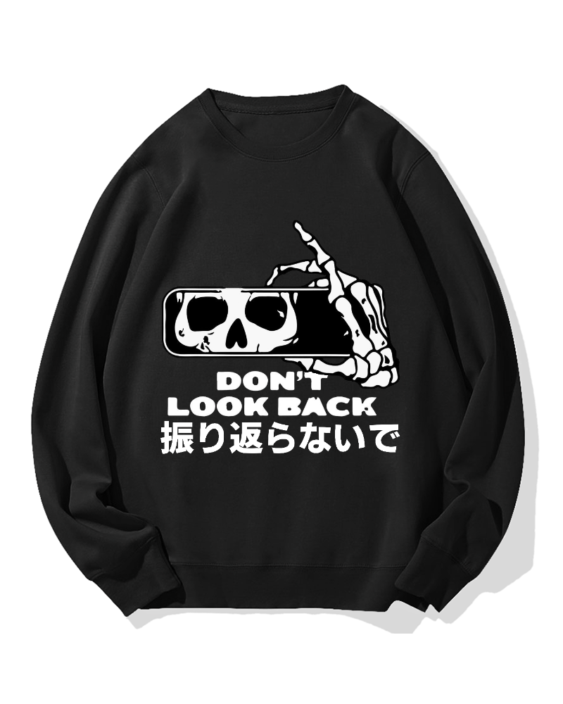 Don't Look Back Cotton Sweatshirt