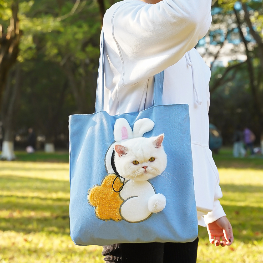 Cute Crossbody Pet Bag: Perfect for Cats & Small Dogs